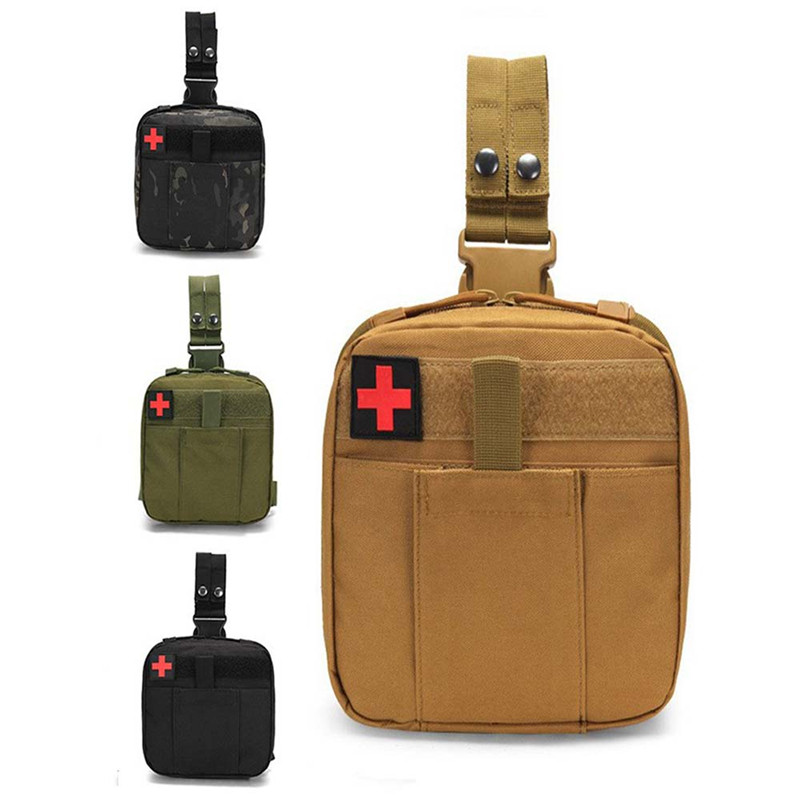 Field Dressing Kit - MOLLE Drop Leg Pouch Medical Kit