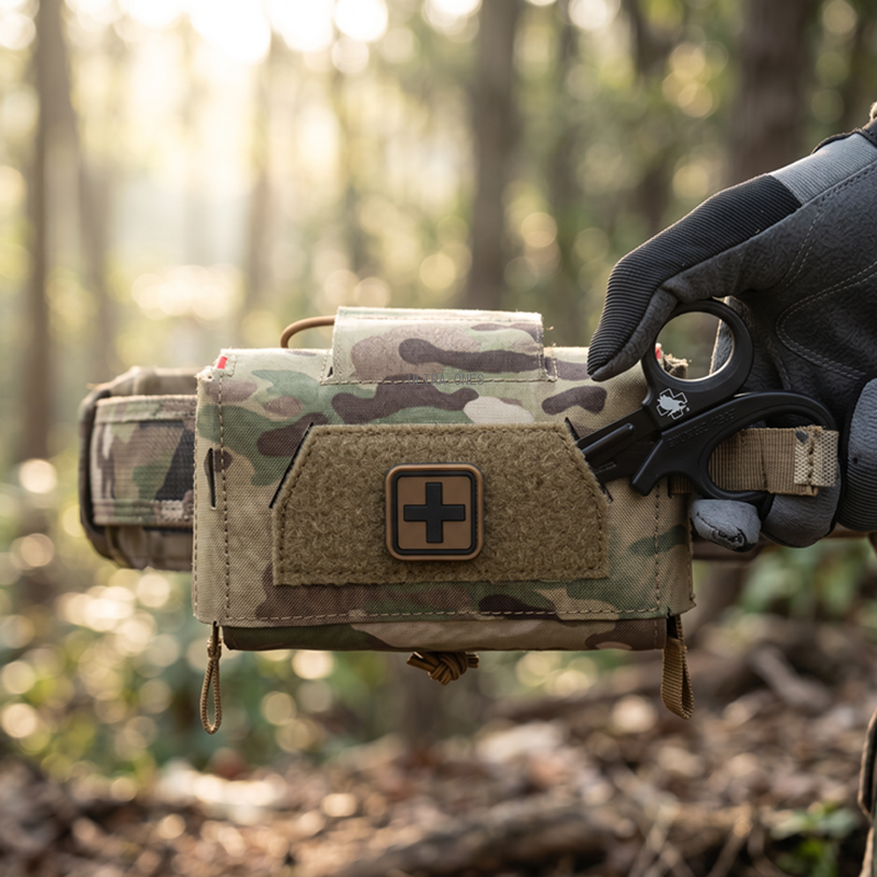 Field Dressing Kit - Tactical Compact Trauma Kit Quick Pull