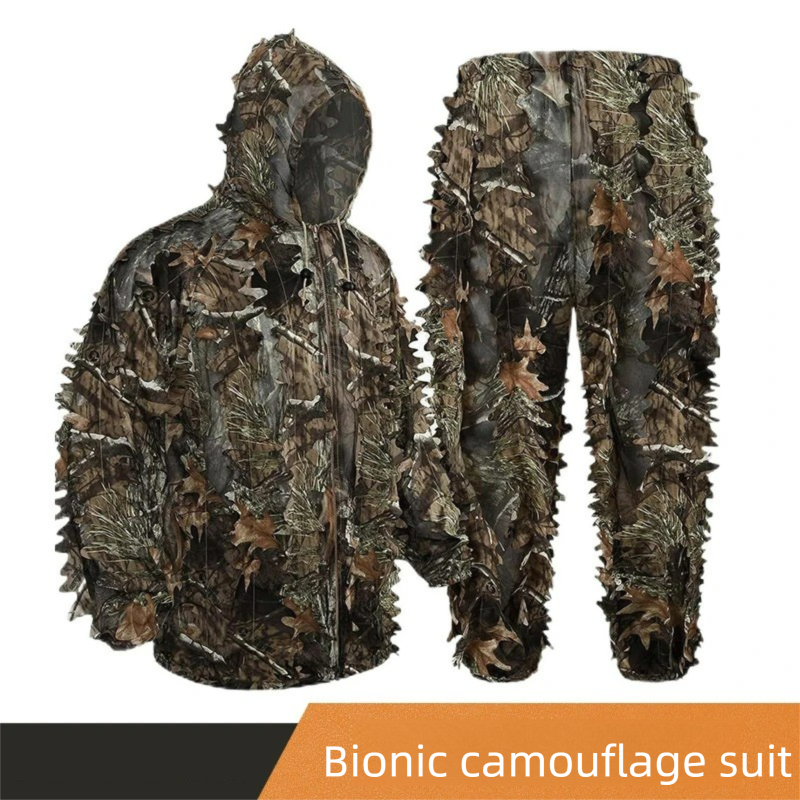 Hunting Outdoor Clothing - Summer Bionic Camouflage Hunting Suit Quick-Dry