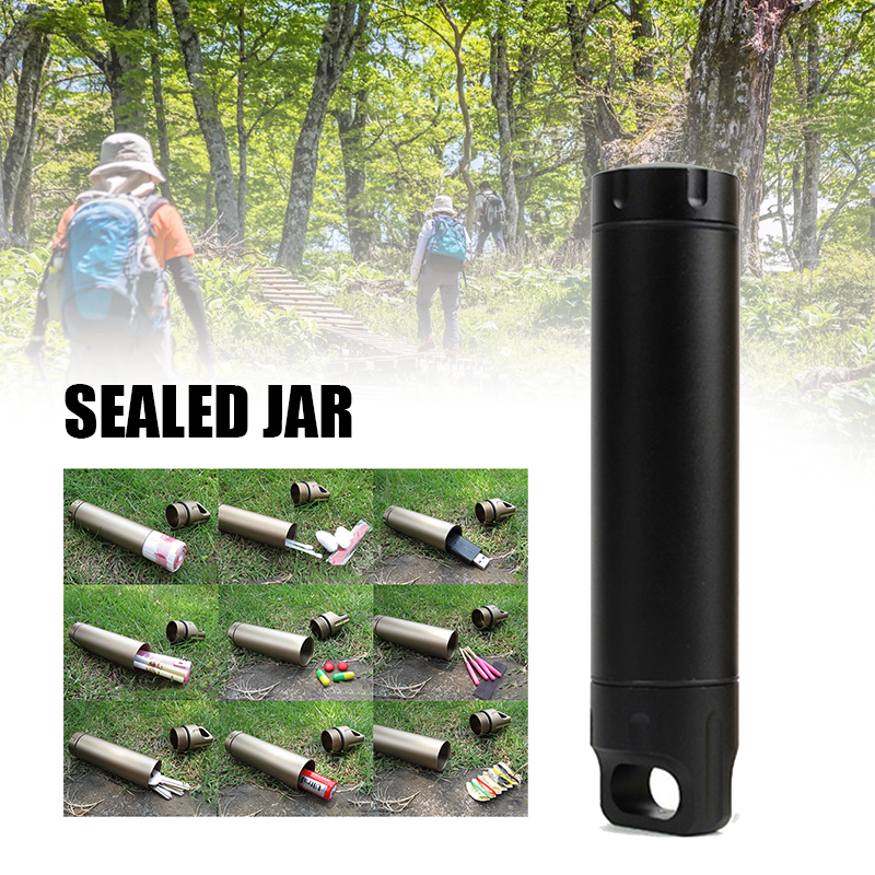 Field Dressing Kit - Outdoor Survival Bottle Aluminum Multifunctional Container