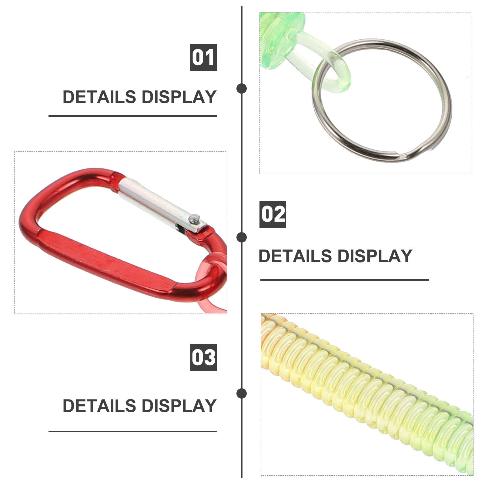 5Pcs Linking Buckle Spring Rop - مراجعة Is Hunting Outdoor Recreation وسعره