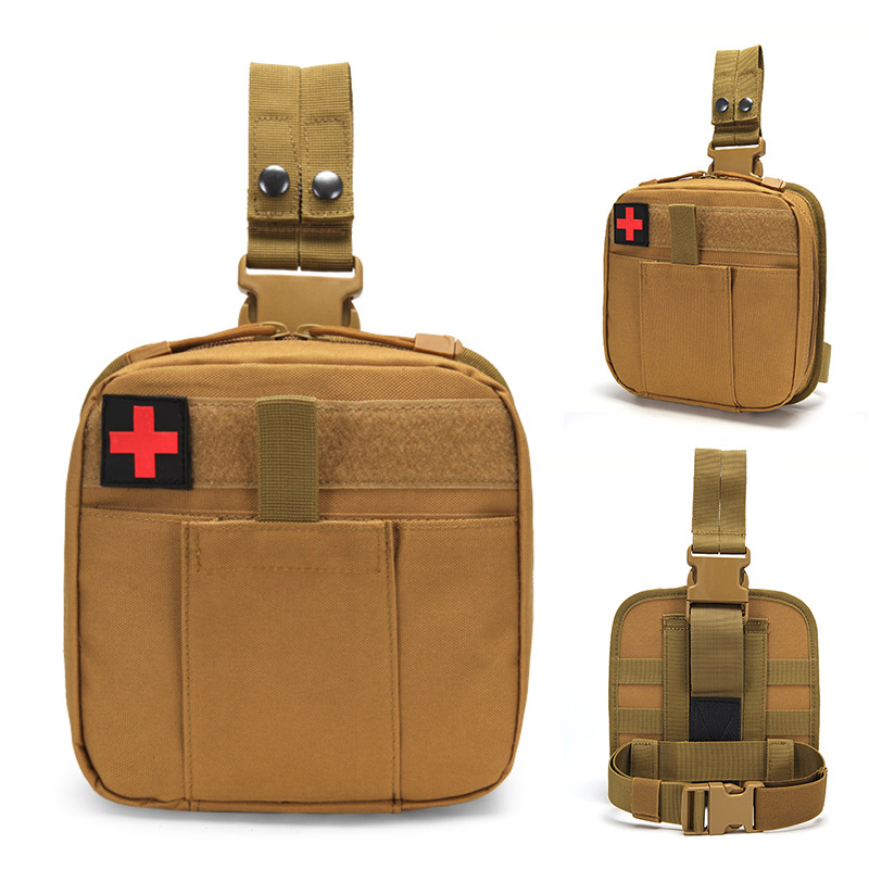 MOLLE Drop Leg Pouch Medical K - مراجعة Field Dressing Kit وسعره
