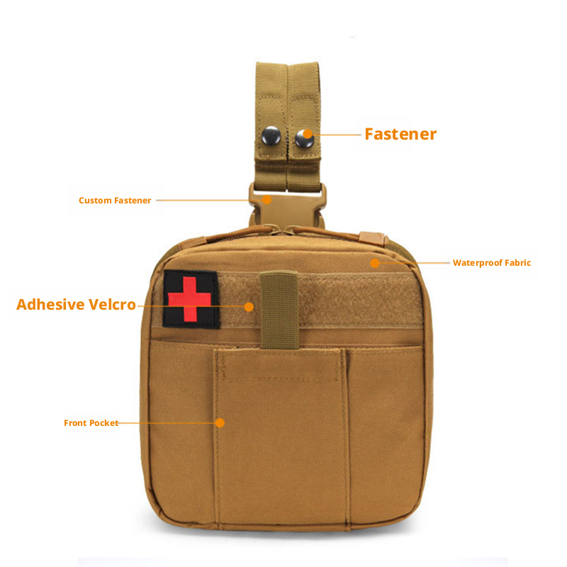 MOLLE Drop Leg Pouch Medical K - مراجعة Field Dressing Kit وسعره