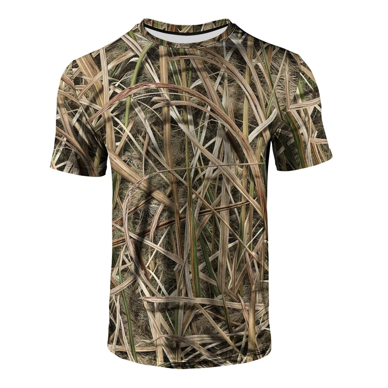 Men's Grass Camouflage Print T - مراجعة Hunting And Outdoor Shop وسعره