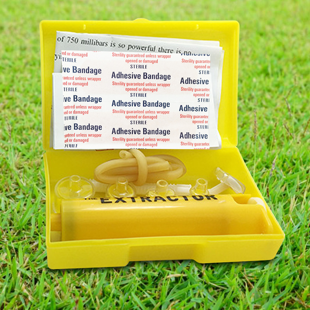 Venoms Poisons Extractor Vacuu - مراجعة Field Dressing Kit وسعره