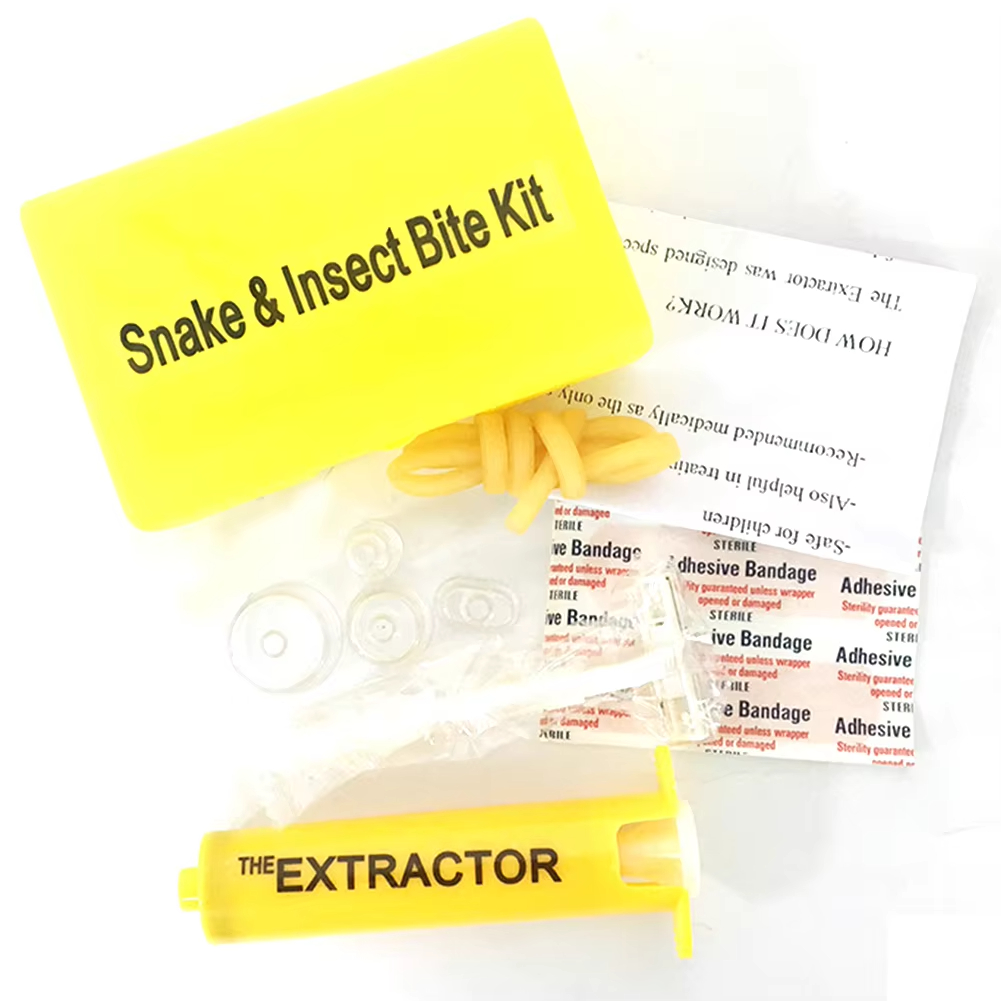 Venoms Poisons Extractor Vacuu - مراجعة Field Dressing Kit وسعره