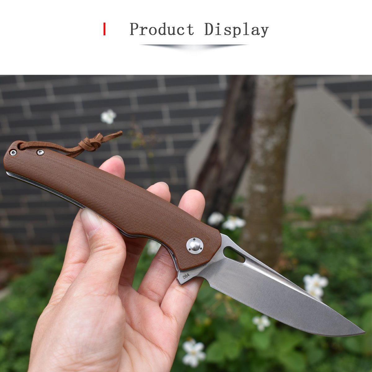 M390 Steel G10 Handle Ball Bea - مراجعة Hunting And Camping In Jungle وسعره