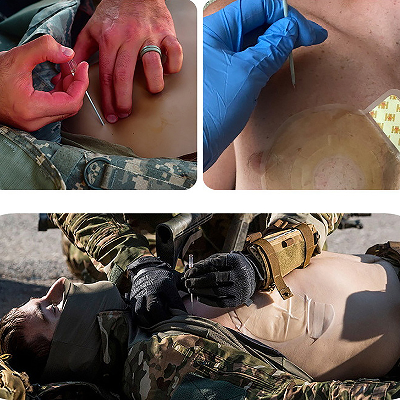 14G Chest Decompression Needle - مراجعة Field Dressing Kit وسعره