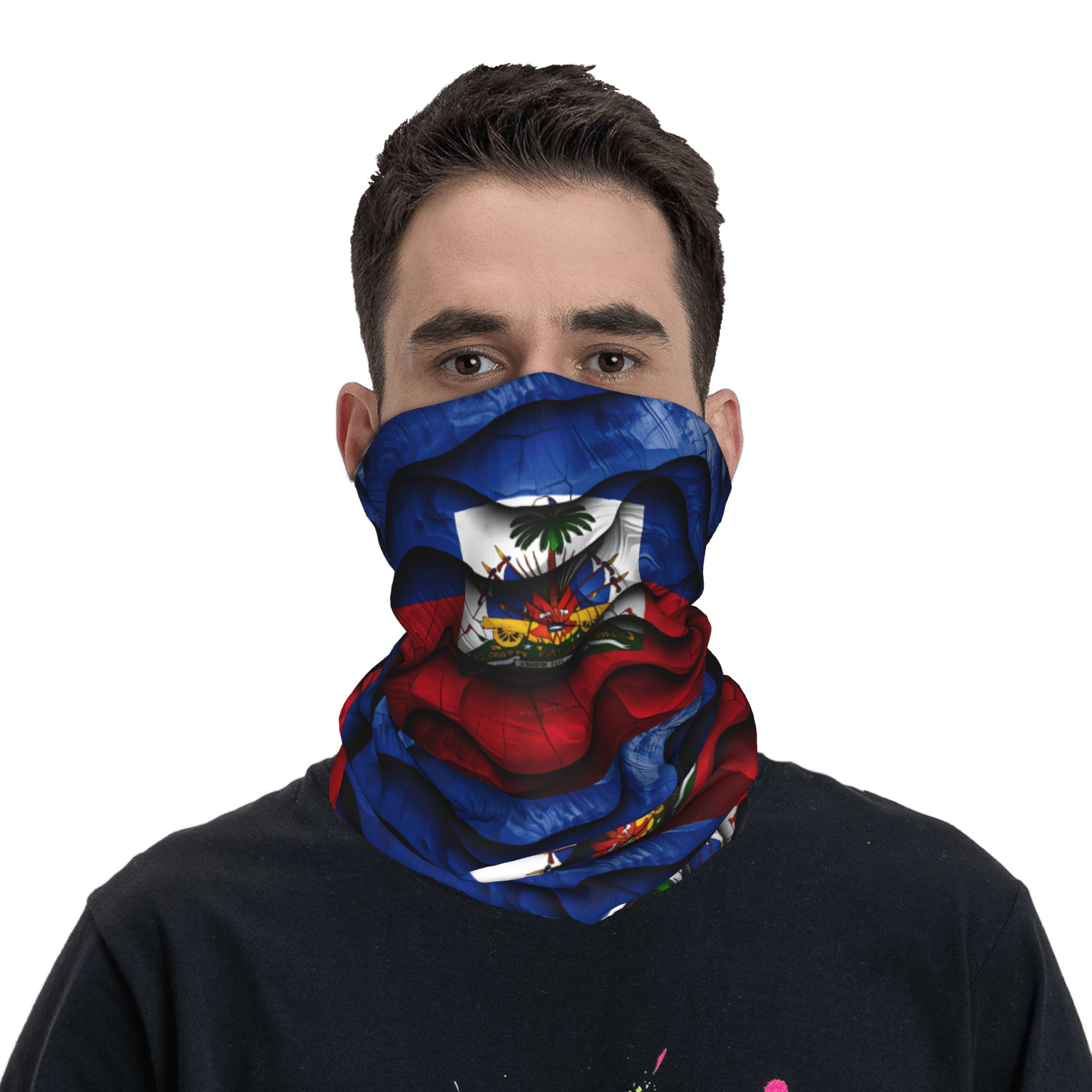 Haiti Flag Balaclava  Hunting  - مراجعة Hunting Fishing Outdoor وسعره