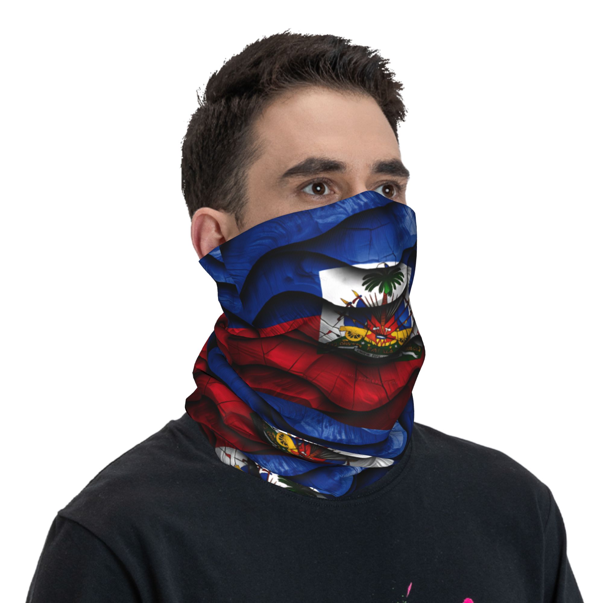 Haiti Flag Balaclava  Hunting  - مراجعة Hunting Fishing Outdoor وسعره