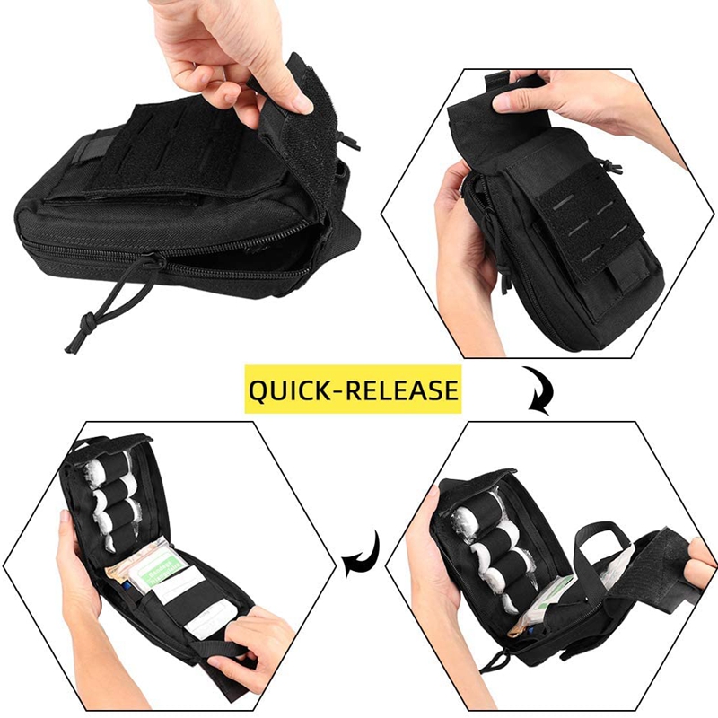 Tactical Molle First Aid Kit M - مراجعة Field Dressing Kit وسعره