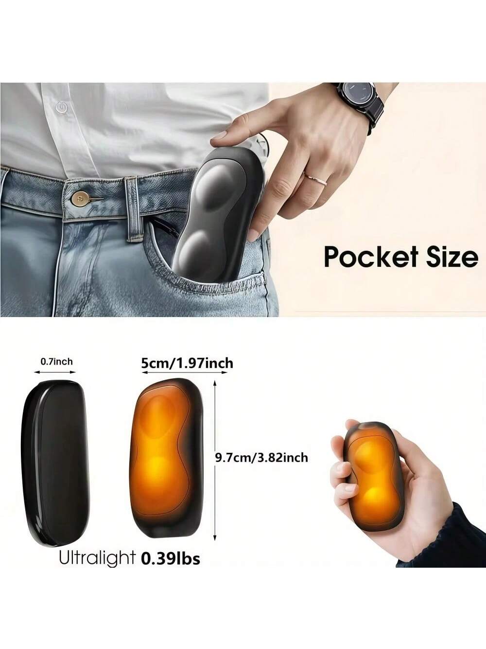 Hand Warmers Rechargeable 2 Pa - مراجعة Outdoor Hunting Heater وسعره
