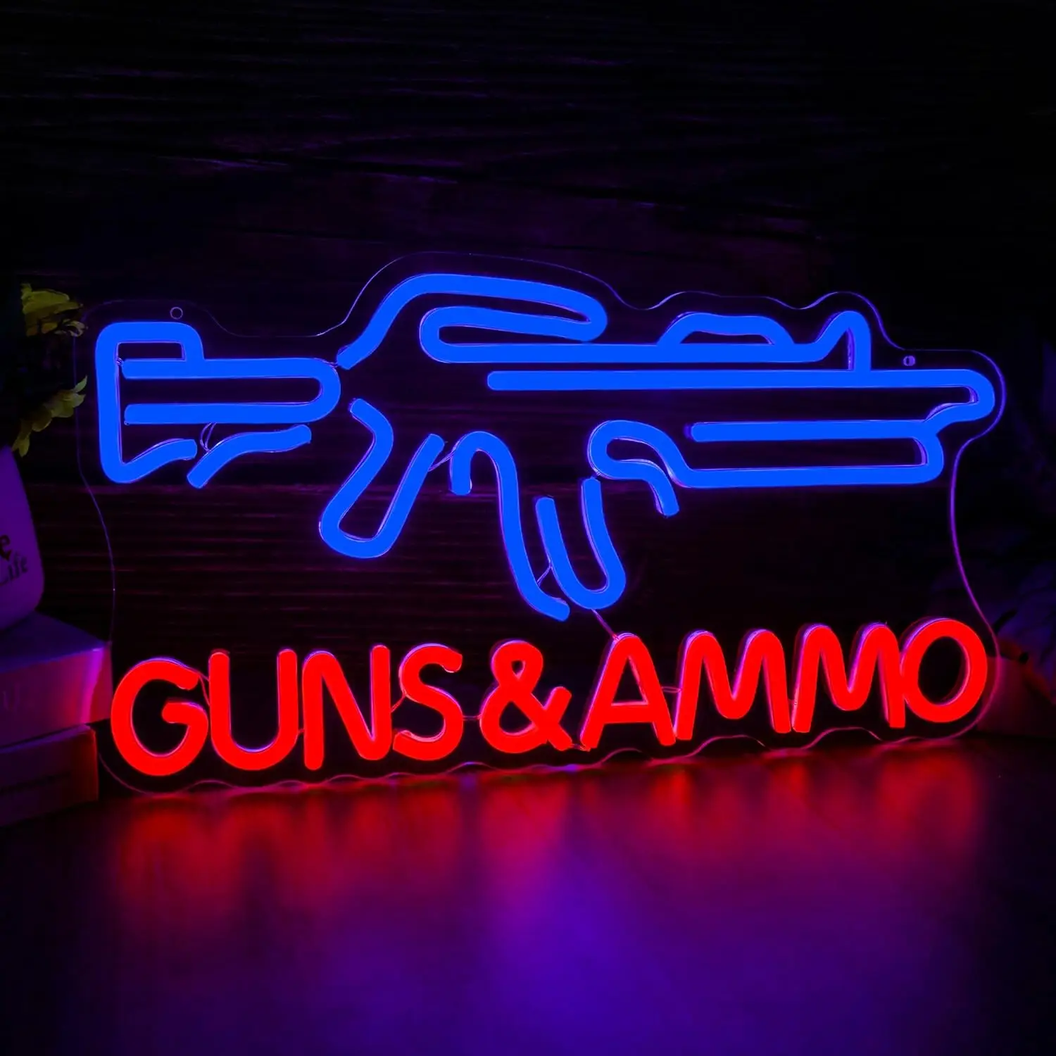 Gun Shop Neon Sign USB Powered - مراجعة Hunting Outdoor Stores وسعره