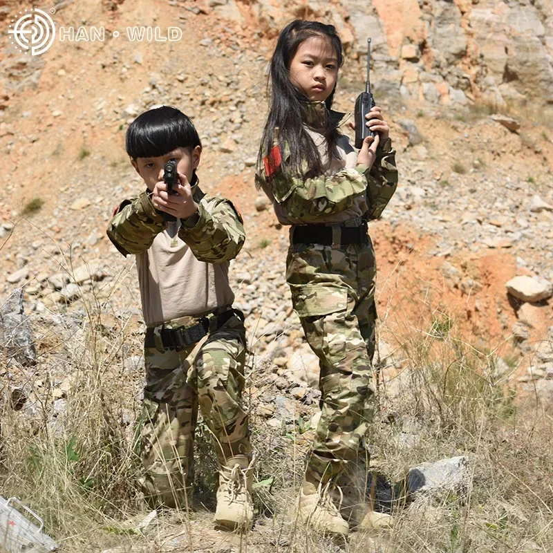 Kids Tactical Uniform Hunting  - مراجعة Hunting Outdoor Clothing وسعره