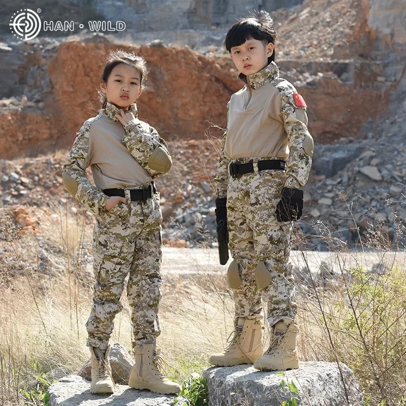 Kids Tactical Uniform Hunting  - مراجعة Hunting Outdoor Clothing وسعره