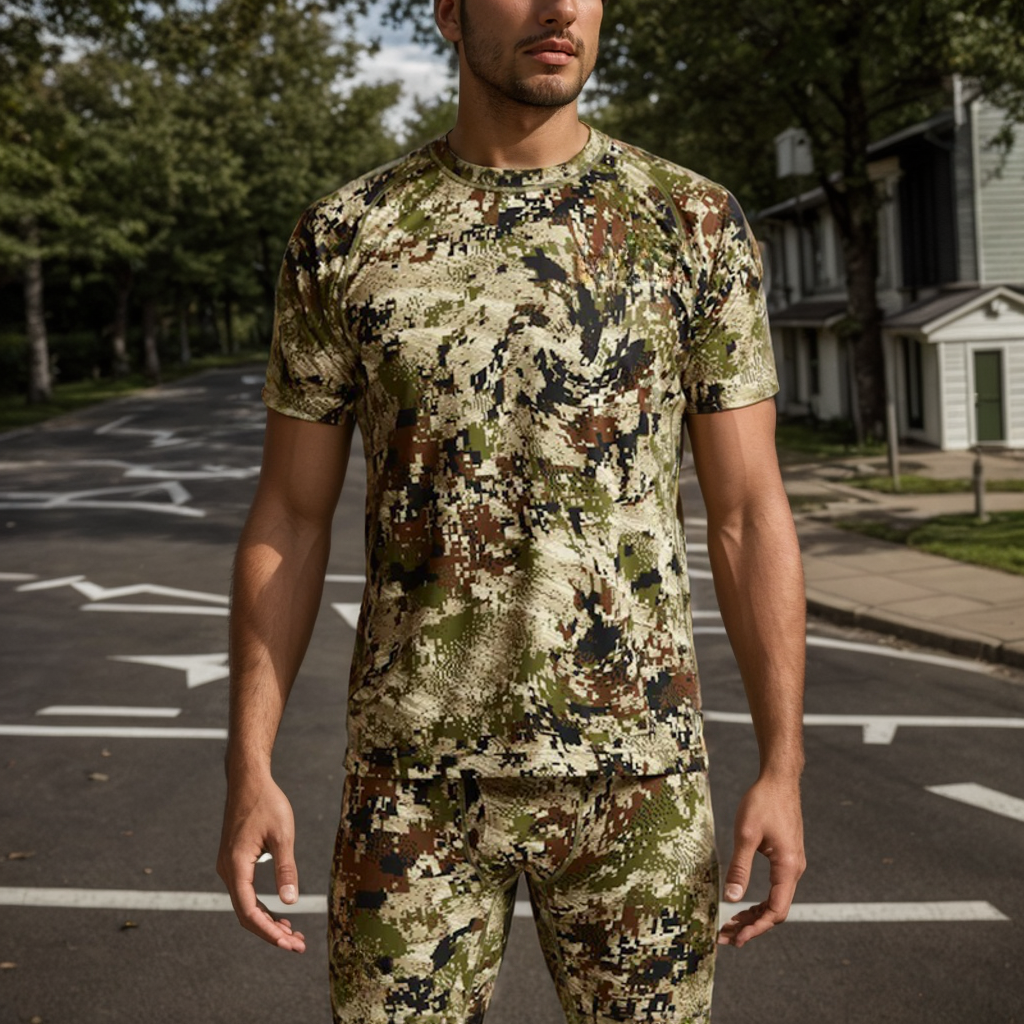 MEN'S T-shirt antibiosis quick - مراجعة Hunting Outdoor Clothing وسعره