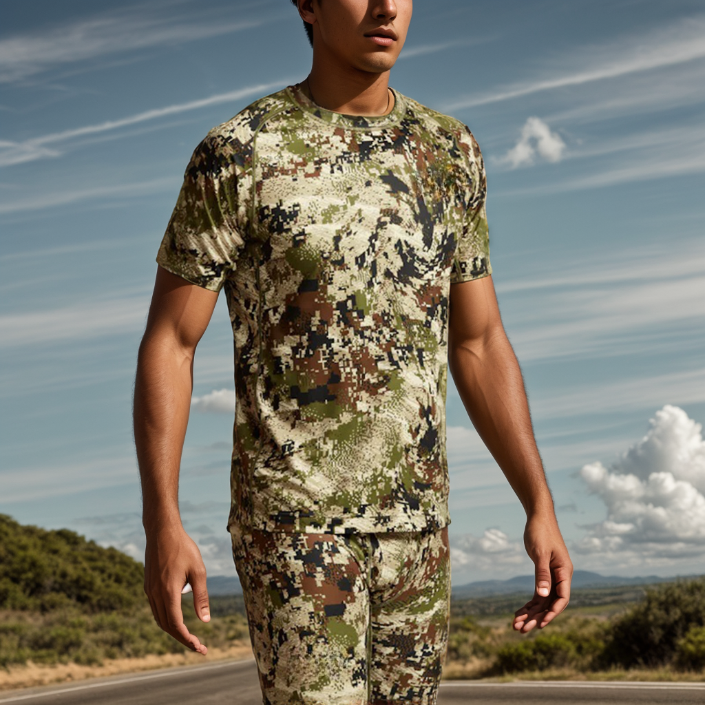MEN'S T-shirt antibiosis quick - مراجعة Hunting Outdoor Clothing وسعره