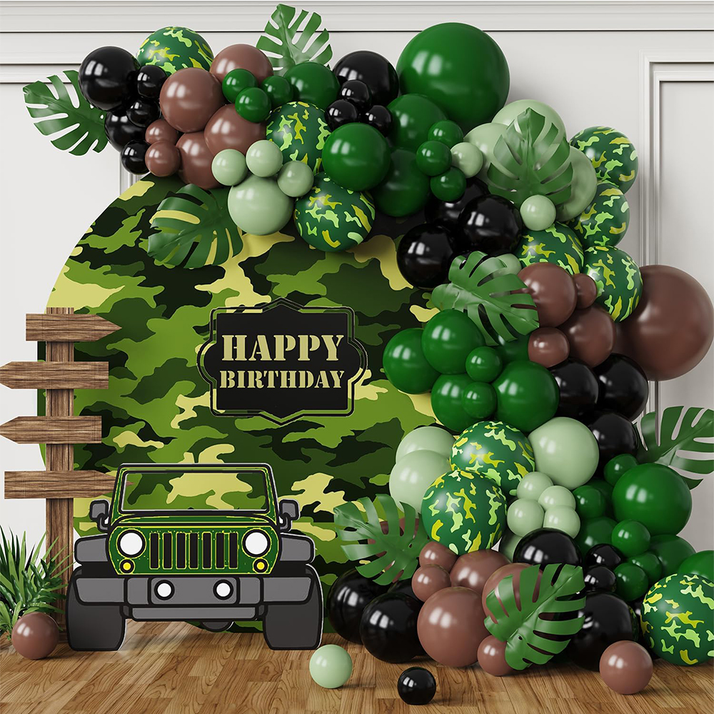 115/119pcs Green Camouflage Ba - مراجعة Hunting And Camping In Jungle وسعره