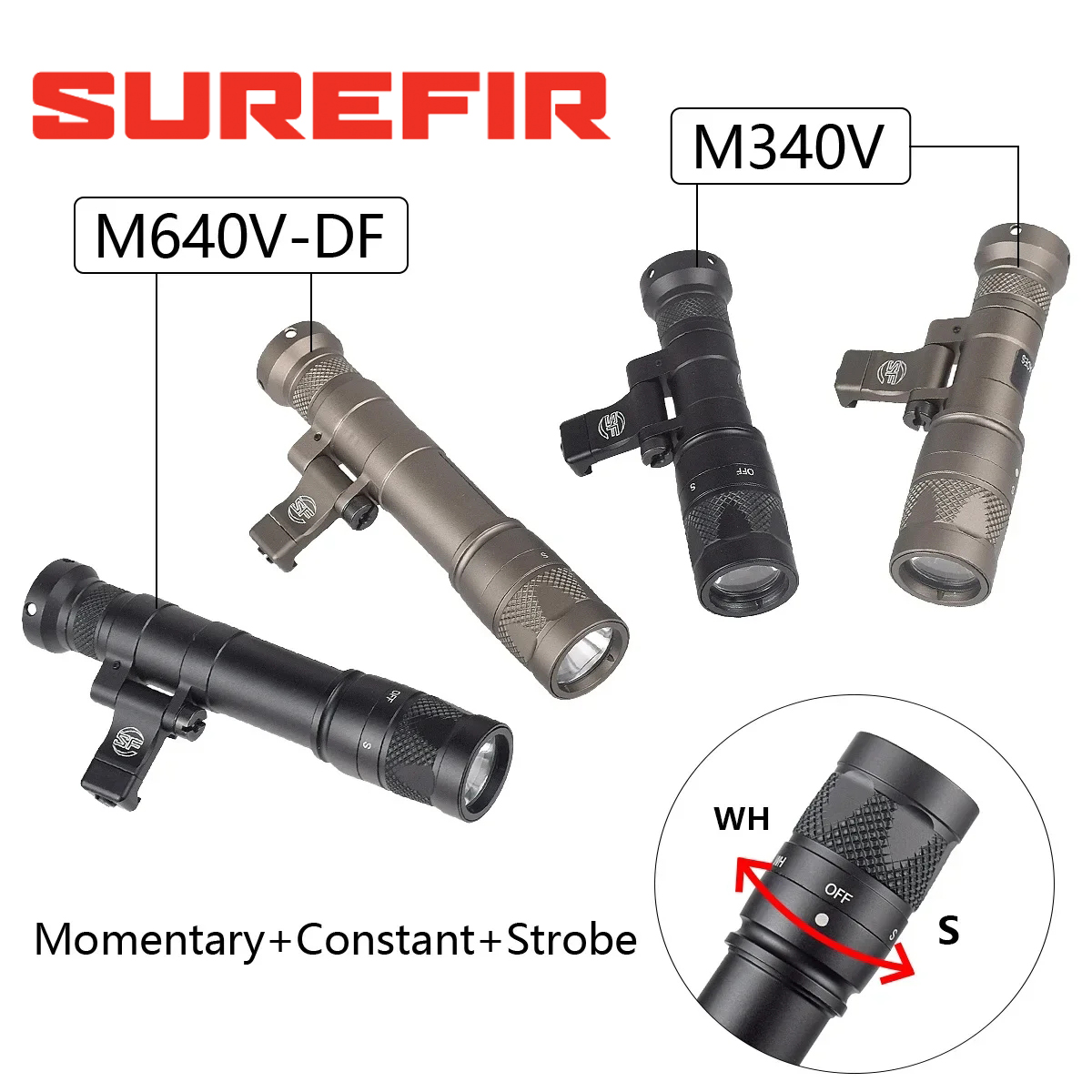 Surefir M600 M340 DF M640 SF F - مراجعة Hunting And Outdoor Shop وسعره