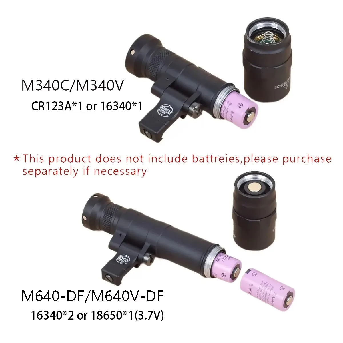 Surefir M600 M340 DF M640 SF F - مراجعة Hunting And Outdoor Shop وسعره