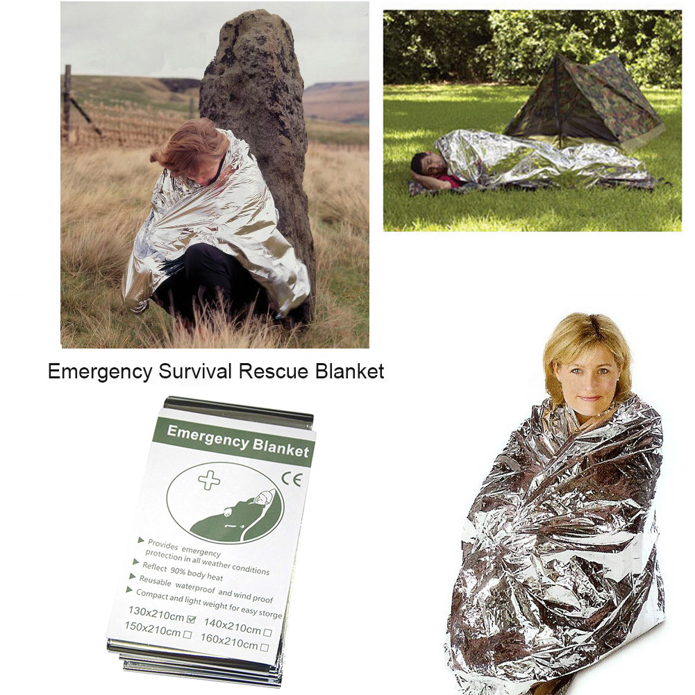 5Pcs Outdoor Emergency Blanket - مراجعة Field Dressing Kit وسعره