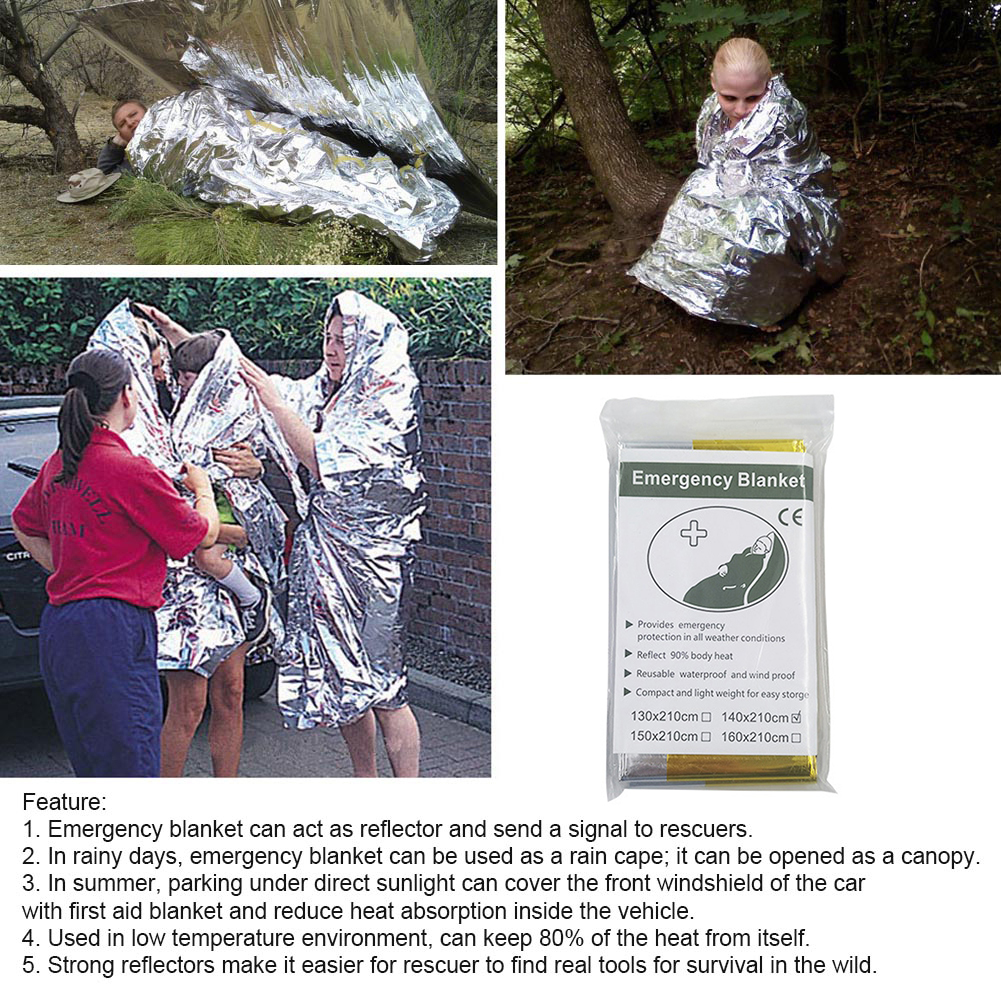 5Pcs Outdoor Emergency Blanket - مراجعة Field Dressing Kit وسعره
