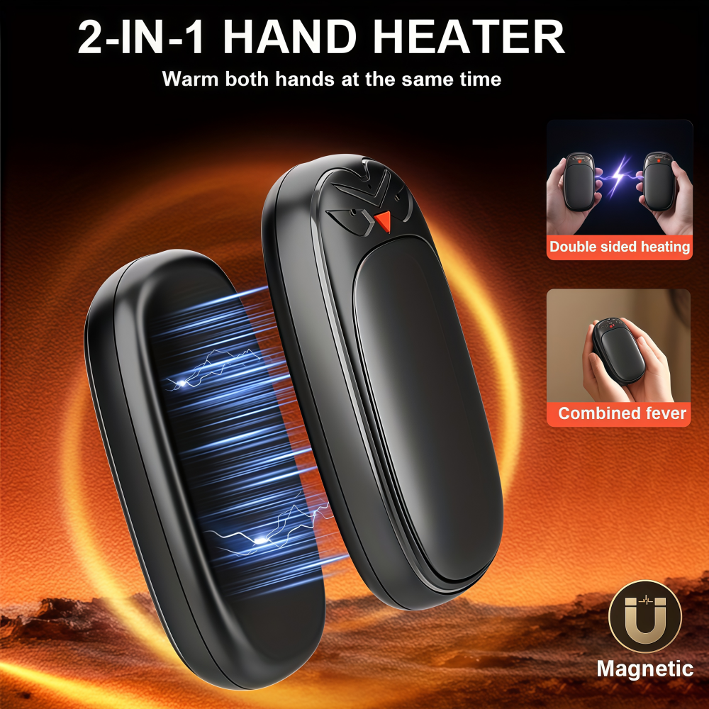 Hand Warmers 2000mAh*2 Recharg - مراجعة Outdoor Hunting Heater وسعره
