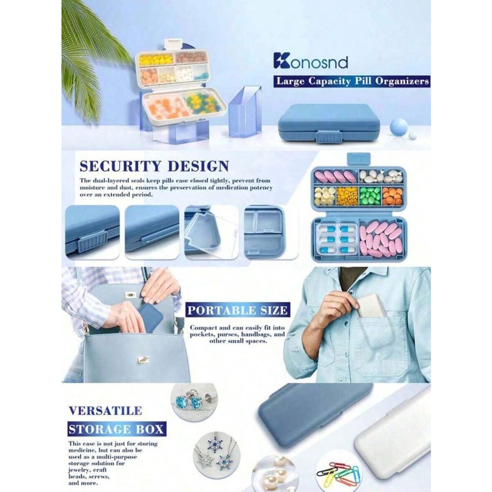 Portable Moisture-Proof Pill B - مراجعة Hunting Outdoor Stores وسعره