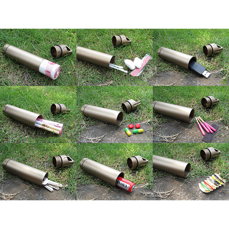 Outdoor Survival Bottle Alumin - مراجعة Field Dressing Kit وسعره