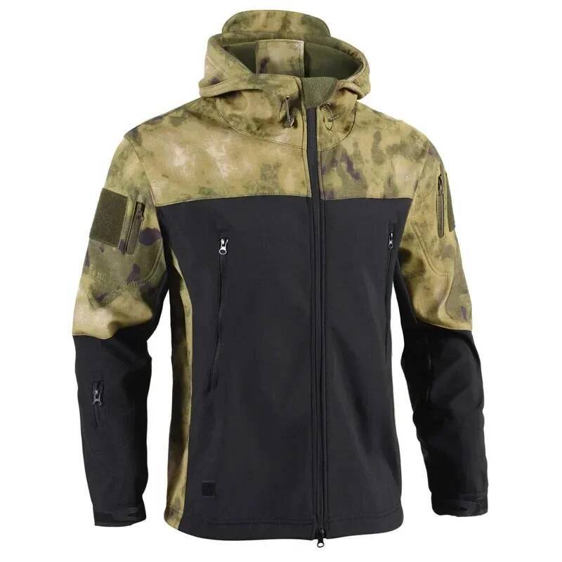 New Men S Shark Skin Patchwork - مراجعة Outdoor Hunting News وسعره