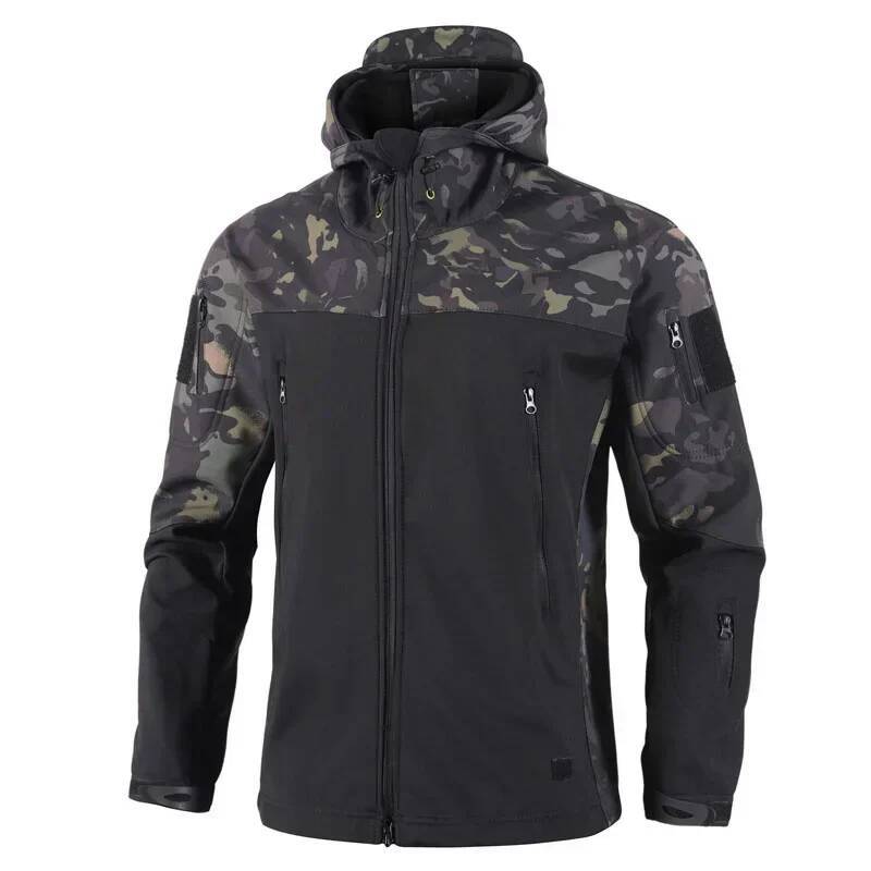New Men S Shark Skin Patchwork - مراجعة Outdoor Hunting News وسعره